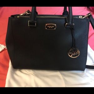 Michael Kors Kellen Medium Leather Satchel